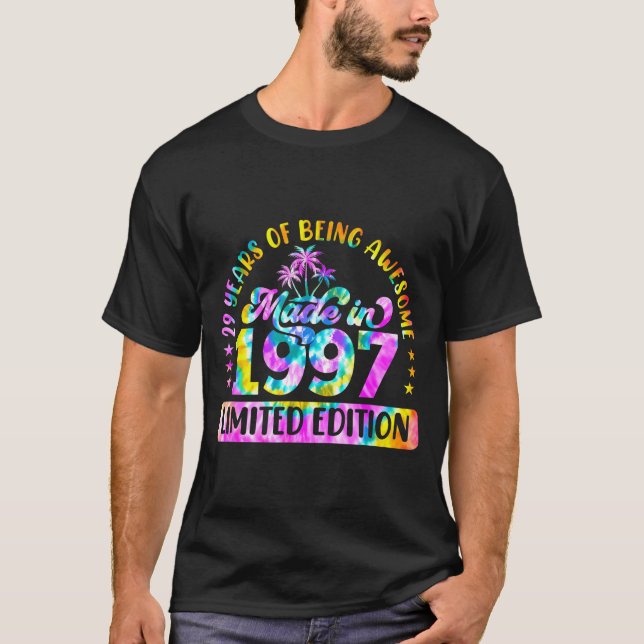 Camiseta Made In 1997 Limited Edition 29 Birthday 29 Year O (Anverso)