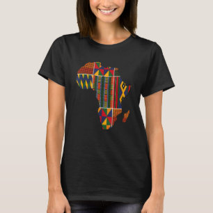 Camiseta Made in Africa Map Kente Cloth West Africa