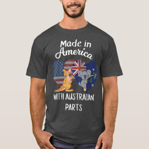 Camiseta Made in America with Australian parts tshirt