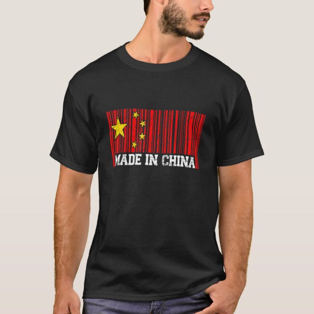 Camiseta Made In China Chinese Flag (Anverso)