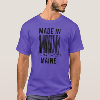 Camiseta Made In Maine Oversized