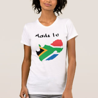 Camiseta Made_In_South África de las mujeres
