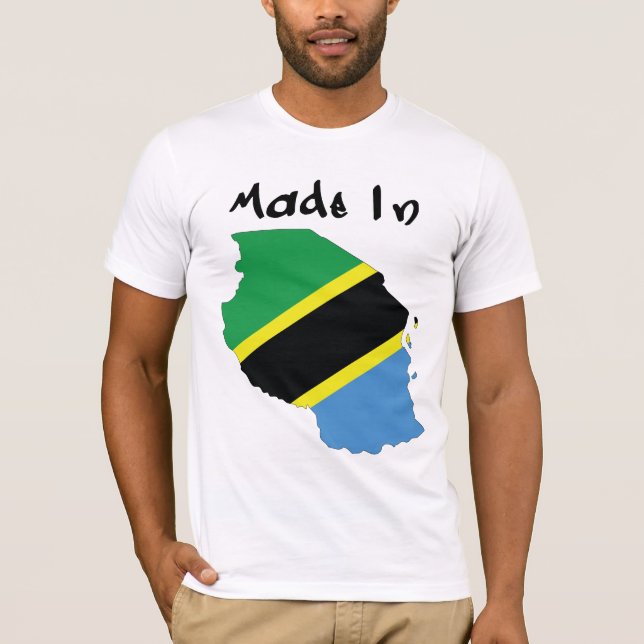 Camiseta Made_In_Tanzania de los hombres