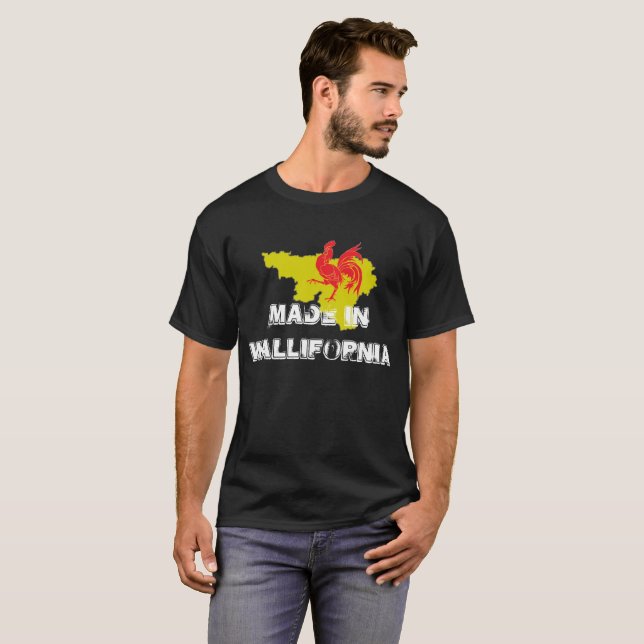 Camiseta Made in Wallifornia (Anverso completo)