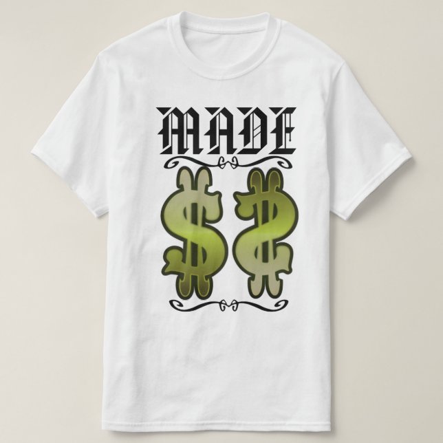 Camiseta Made (Money) (Diseño del anverso)