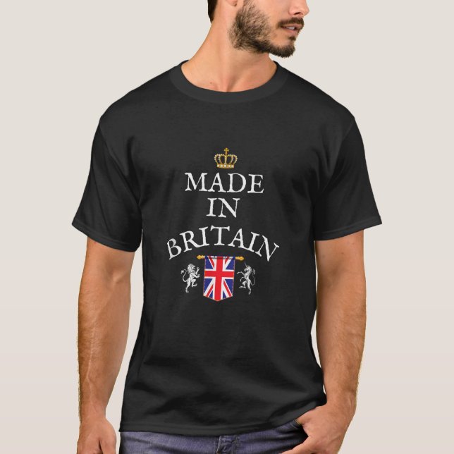 Camiseta MADE N BRITAIN UNION JACK FLAG INGLATERRA Reino Un (Anverso)