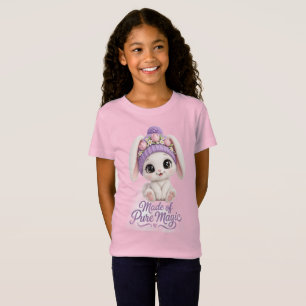 Camiseta Made Of Pure Magic Cute Baby Bunny Pink Bodysuit