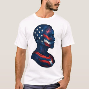 Camiseta "Made of Stars & Stripes" - Celestial norteamerica