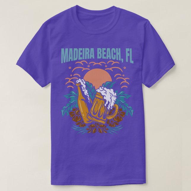 Camiseta Madeira Beach Florida Costa Oeste Playas Surf (Diseño del anverso)