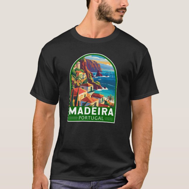 Camiseta Madeira Portugal Viaje de arte (Anverso)