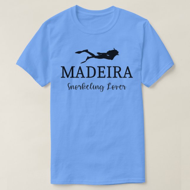 Camiseta Madeira Snorkeling Lover (Diseño del anverso)