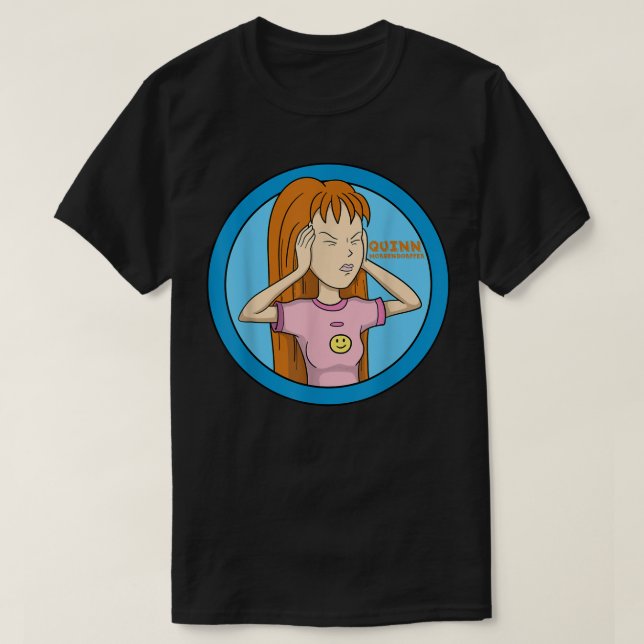 Camiseta Mademark x Daria - Quinn Morgendorffer "No! Por fa (Diseño del anverso)