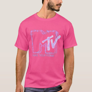 Camiseta Mademark X Mtv - Logo Oficial De Mtv Con Púrpura