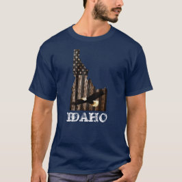 CAMISETA MADERA BALD EAGLE BURNT - IDAHO PATRIOT BLK