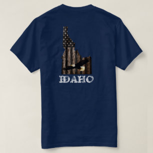 CAMISETA MADERA BALD EAGLE BURNT - IDAHO PATRIOT BLK