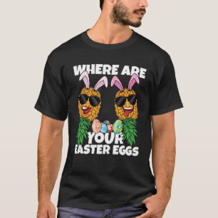 Camiseta Madera de huevos de Pascua Swinger Upside Down Pin