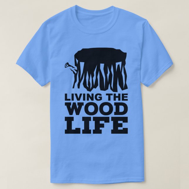 Camiseta Madera de madera 7 (Diseño del anverso)