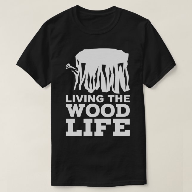 Camiseta Madera de madera 8 (Diseño del anverso)