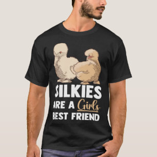 Camiseta Madera de pollo silkie silkie silky agricultor de 