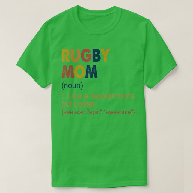 Camiseta Madera de rugby antigua para mujeres (Diseño del anverso)