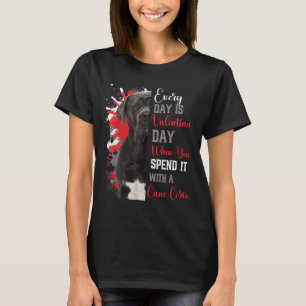 Camiseta Madera grande Día de San Valentín Cane Corso