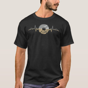 Camiseta Madera latida y comida espacial para niños en cump