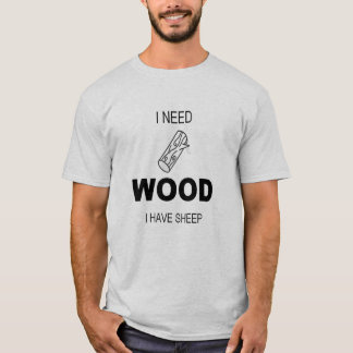 Camiseta Madera para las ovejas