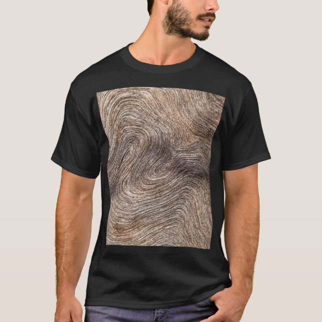 Camiseta Madera rústica antigua, fondo texturado (Anverso)