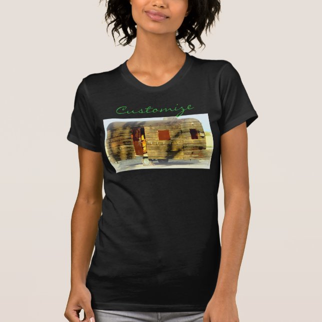 Camiseta madera templada chez caravan (Anverso)