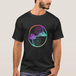 Camiseta Madera Y Sol Om Árbol De La Vida Budista Mandala Y