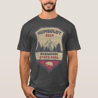 Camiseta Maderas de camping de recuerdo de las secuoyas de