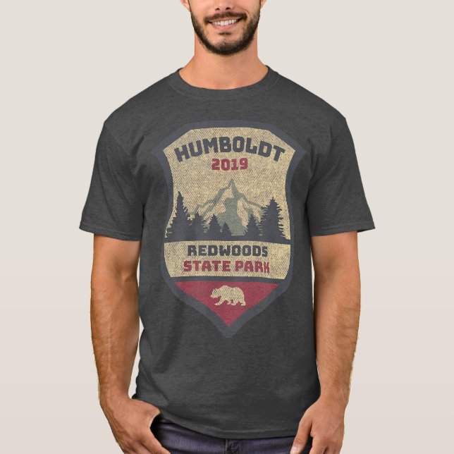 Camiseta Maderas de camping de recuerdo de las secuoyas de  (Anverso)