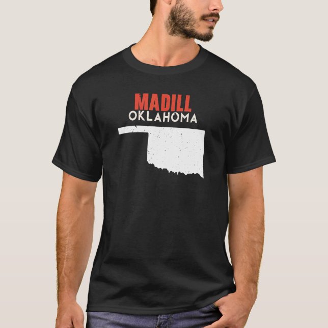 Camiseta Madill USA State America Travel Oklahoman (Anverso)