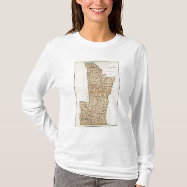 Camiseta Madison, Chenango, condados de Broome (Anverso)