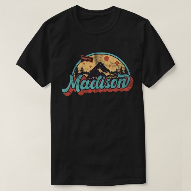 Camiseta Madison, Connecticut (Diseño del anverso)