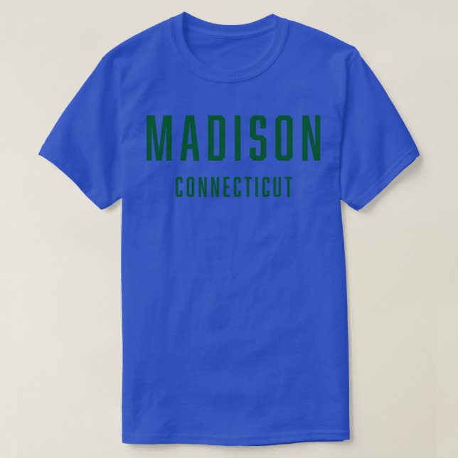 Camiseta Madison Connecticut TShirt (Diseño del anverso)