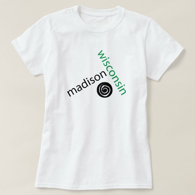 Camiseta Madison Wisconsin (Diseño del anverso)