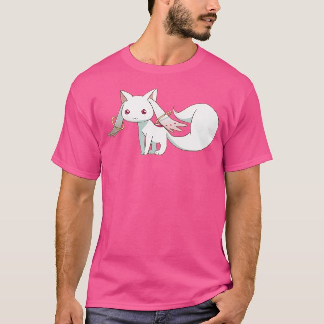 Camiseta Madoka Magica - Kyubey 2 (Anverso)