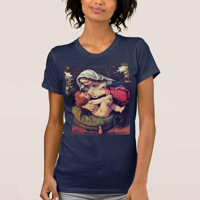 Camiseta Madonna con el amortiguador verde (Anverso)