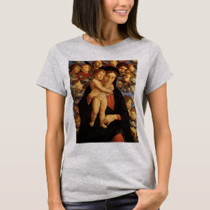 Camiseta Madonna de Cherubim por Andrea Mantegna