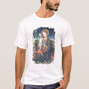 Camiseta Madonna de la humildad adorado por Leonello d'Este