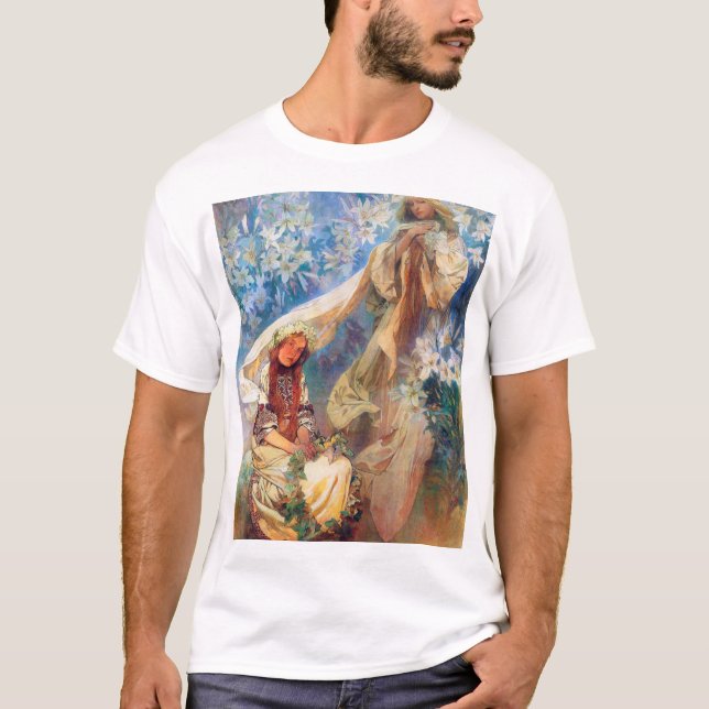 Camiseta Madonna de la Lily, Mucha (Anverso)