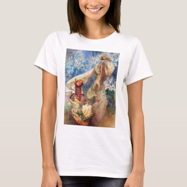 Camiseta Madonna de la Lily, Mucha (Anverso)