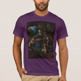Camiseta Madonna de las Rocas, Virgen María, Jesús, Juan