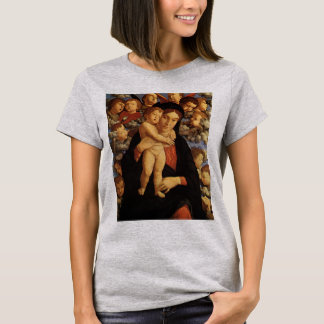 Camiseta Madonna de los Querubines por Andrea Mantegna