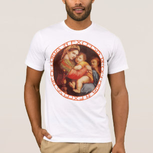 Camiseta Madonna de Raphael de la silla