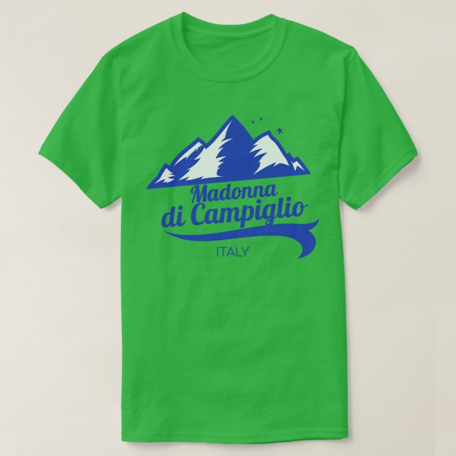 Camiseta Madonna di Campiglio ski Italia 1 (Diseño del anverso)