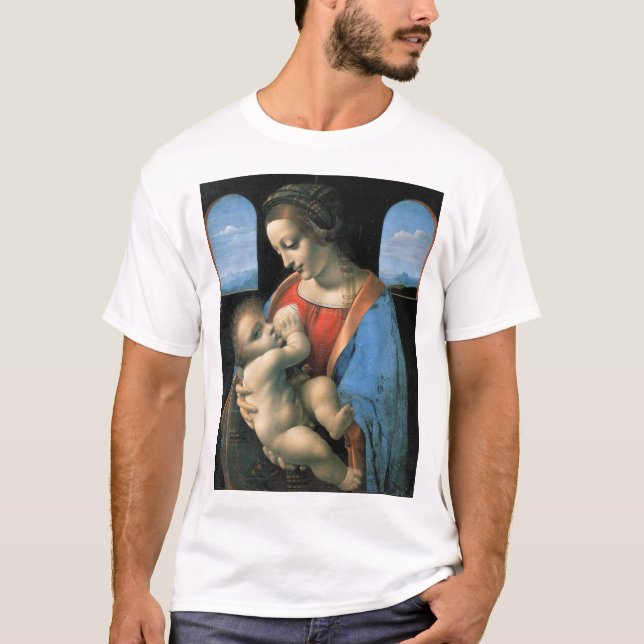 Camiseta Madonna Litta, Leonardo da Vinci, 1490-1491 (Anverso)