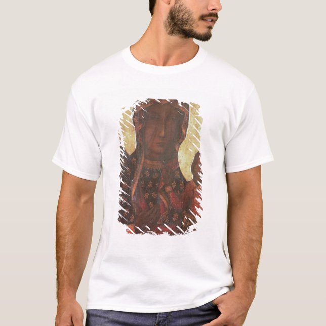 Camiseta Madonna negro de Jasna Gora (Anverso)