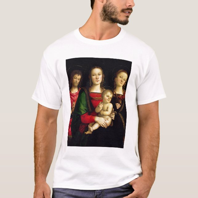 Camiseta Madonna y el niño con St. John el Bautista (Anverso)